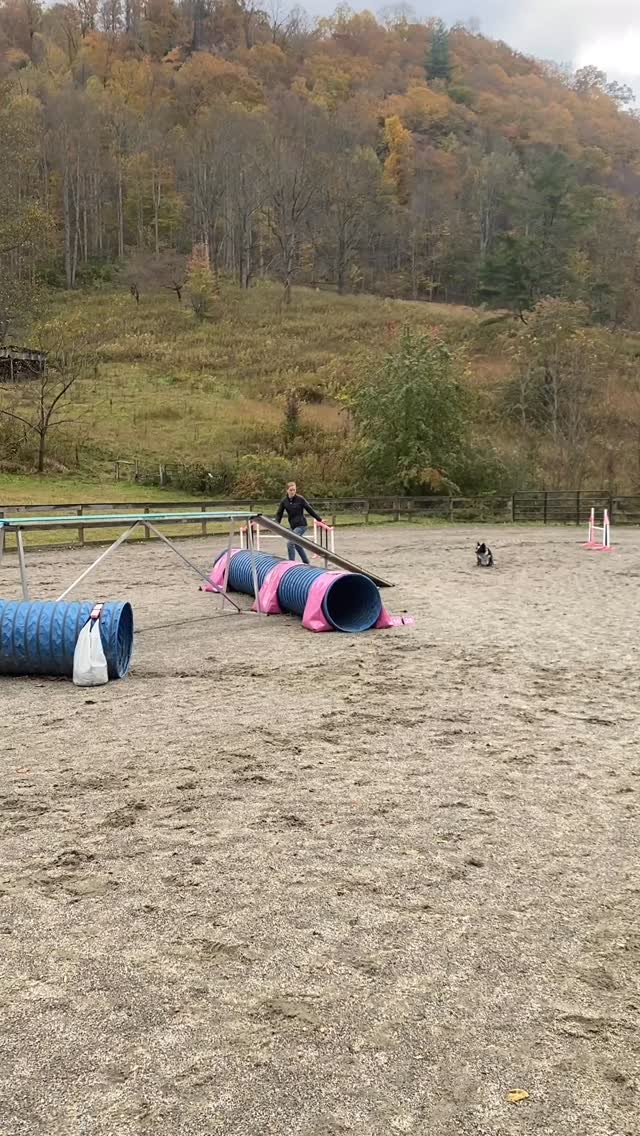 Flynt practicing with Gertrude!