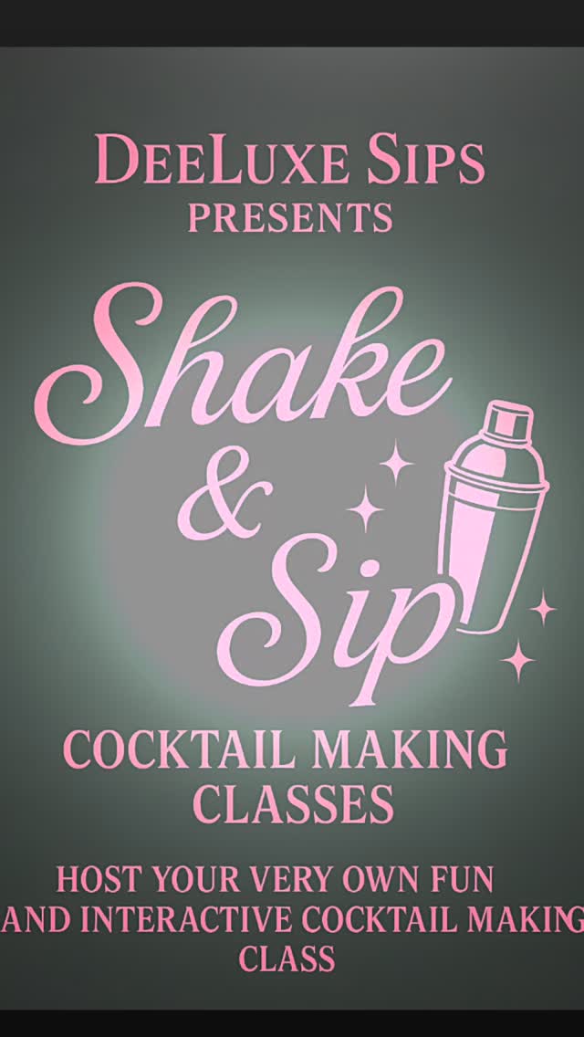 ✨ NEW SERVICE ALERT 🚨✨
DeeLuxe Sips presents “Shake & Sip” Cocktail Making Classes! Host your very own fun, interactive, and elegant mixology session where you’ll shake, stir, and sip your way through handcrafted cocktails.Perfect for girls night in or out, bridal parties, team events, etc!
📩 Now accepting bookings. Book your private or group class today. Link in bio! 🥂
#DeeLuxeSips #ShakeAndSip #LuxuryEvents #CocktailClass #SipInStyle #MobileBartender