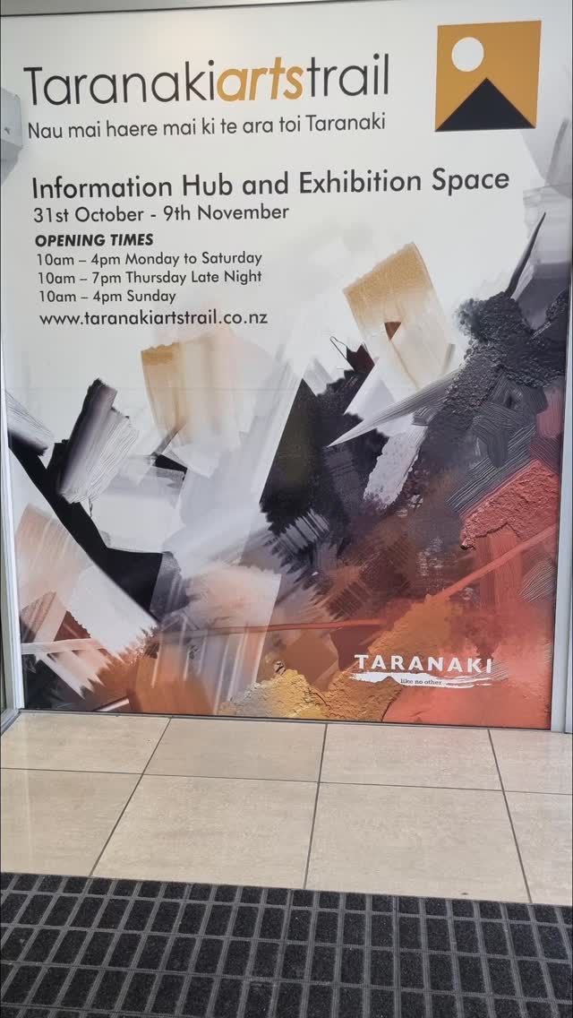 Only two days left to view the @taranakiartstrail
Info Hub and Pop-up Gallery @centre_city_np
Open 10am to 4pm
Visit studios in the morning, swing by the gallery space on level one, and pick tour must see studios for the afternoon.
Have a weekend full of art and creativity.
#taranakiartstrail #artist #art #taranaki #taranaki_nz #painting ##sculpture #photography #ceramicart #fibreart #printmaking #jewellery #mixedmediaart #taranakilikenoother #supportlocalartists