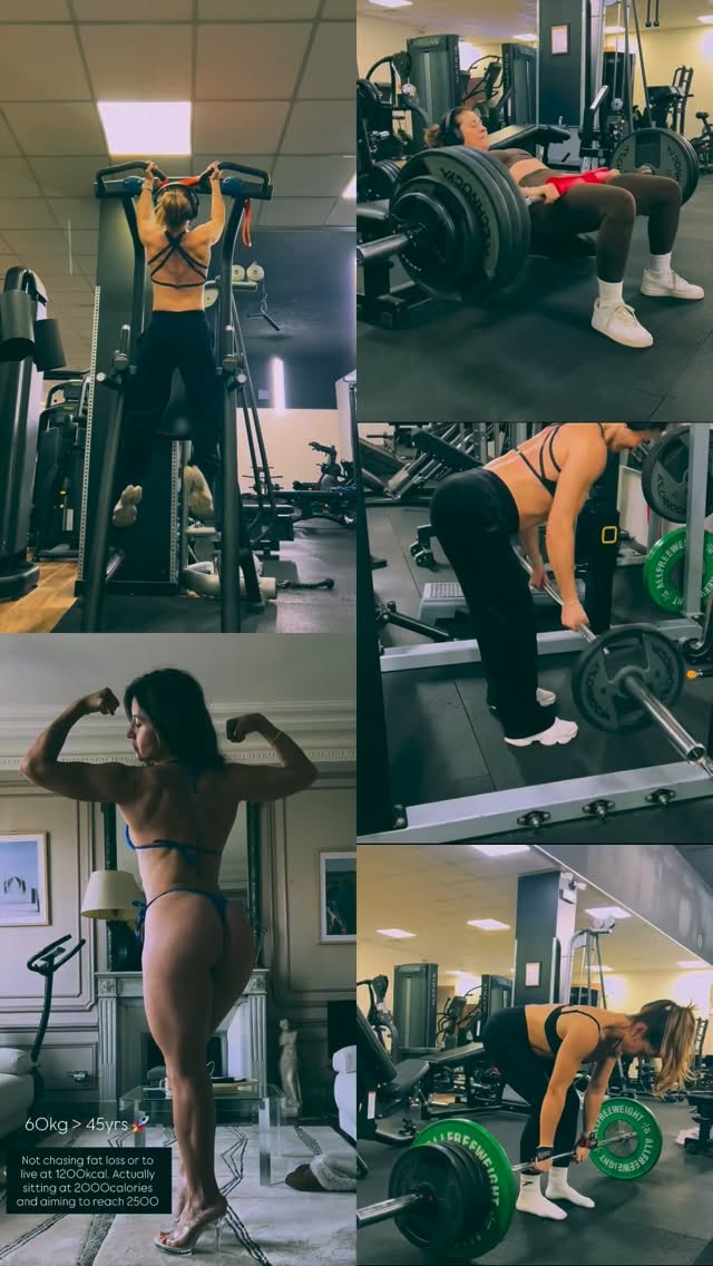 Ladies if you’re stuck in the endless cycle of eating less to look toned : I am here to tell you that there is so much more on the other side.
More food
More power
Better performance
More confidence
More life
More happiness ✨💪
Stop shrinking
Start building
The world needs strong women 🚨
And the best part ? The TONED physique you want is just the side effect of muscle building and eating to fuel your body 💪
My metabolism at 45 is not slowing down .
I am eating a good amount of food right now and I am using that food as a fuel to get stronger .
📍Customised plan for women who want to become stronger 💪
Let’s go !