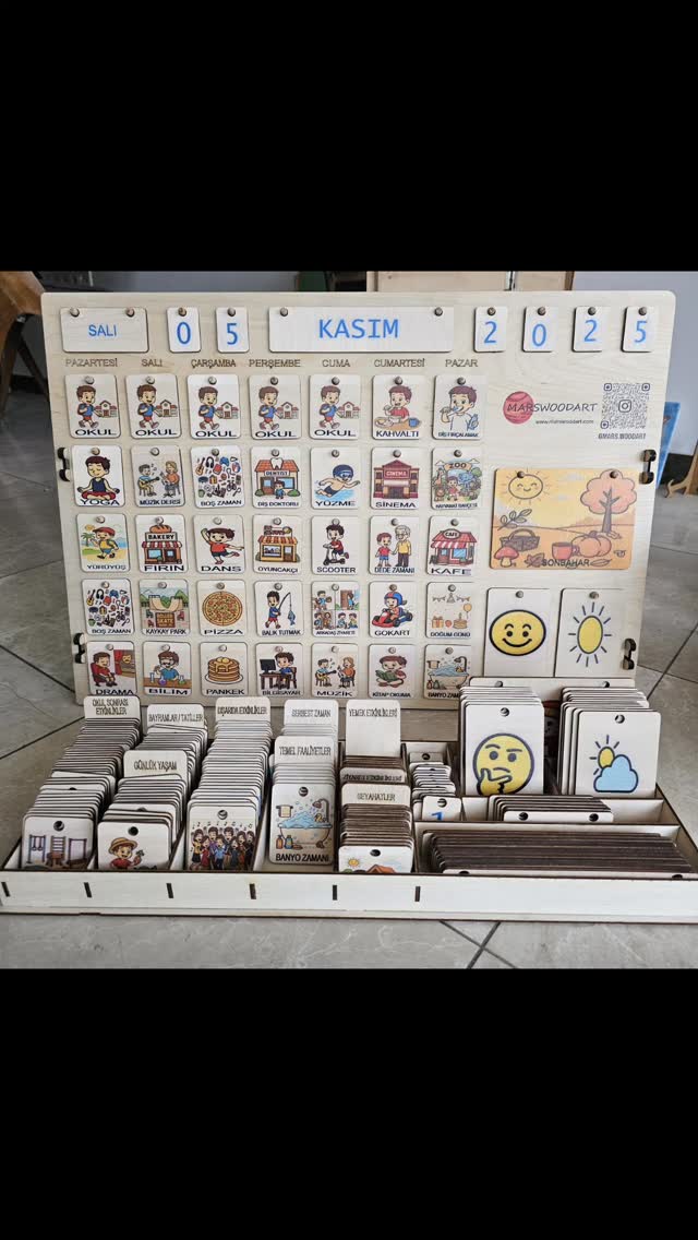 Ahşap günlük planlama ve etkinlik takvimi 🗓️🌞
Çocukların günlük rutinlerini eğlenceli şekilde öğrenmesi için harika bir set! 🎨🧩
Gün, tarih, hava durumu ve aktiviteleri kolayca seç – öğrenmek hiç bu kadar keyifli olmamıştı 💛
#ahşapoyuncak #günlükplan #montessori #marswoodart #etkinliktabloları #cocukgelisimi
#montessorioyuncak #sonsuztakvim #ahşapoyuncak #игрушкиздерева #монтессориигрушки #ежедневникиздерева #календарьиздерева #развитиеребёнка #деревянныеигрушки