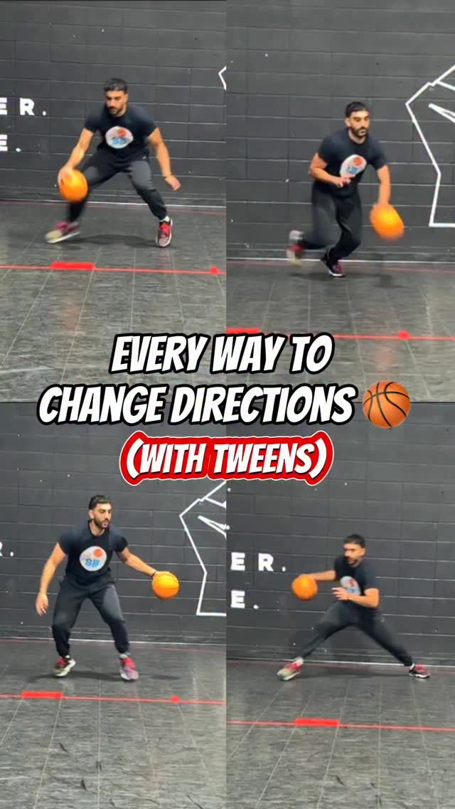 Every way to change direction with TWEENS🏀💯🔥 Do you have all of these in your bag?🤔🎒🏀
#basketballtraining #basketballmoves #basketballdrills #basketballtips #basketballworkout #handles #ballhandling