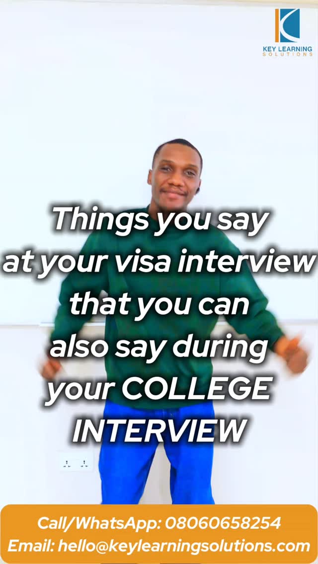 I promise I'm coming back home... eventually. 😉 Tag someone who is in this visa stage!
Key Learning Solutions is an educational consulting firm located in Lagos, Nigeria. We provide comprehensive university application guidance for Nigerian students seeking admission to undergraduate and postgraduate programs in the United Kingdom (UK), Canada, the United States (USA), and Germany.
Our Core Services:
Comprehensive School & Course Matching
End-to-End Application Management (UCAS, Common App, etc.)
Expert Personal Statement & Essay Editing
IELTS & TOEFL Test Preparation
Student Visa Interview & Application Support
Scholarship & Funding Strategy
We are dedicated to simplifying the complex process of studying abroad for students across Nigeria. We assist with applications to:
Europe: United Kingdom 🇬🇧 , Germany 🇩🇪
North America: Canada 🇨🇦, United States 🇺🇸
To begin your study abroad journey, send us a Direct message today!
#studentvisa #japa