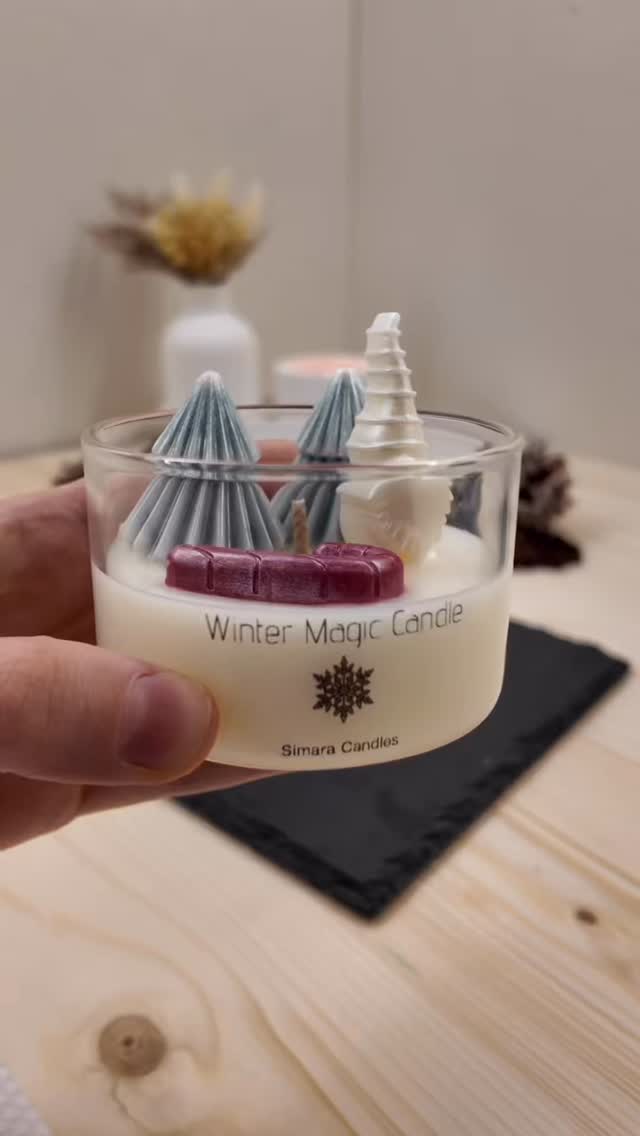 Winter Magic ❄️🎅🏻
#candle #winter #christmas #candlelovers #candlemaker #homedecor #candleart #homemade #madewithlove