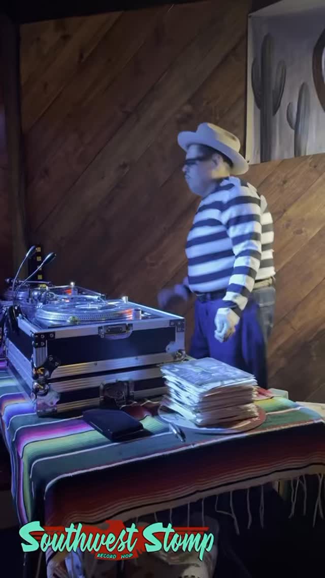 Absolutely GREAT 1st ever Southwest Stomp costume contest ! We were pleasantly surprised and impressed with the amount of you that dressed up!!! Twas tough picking the winners!!! We were a little apprehensive to have a Halloween Record hop but boy o boy were sure glad we did!
THANK YOU!! YALL ARE THE MOST!
Massive thanks to the MAN DJ FAT KAT for keeping the floor MOVIN!
For the months of November and December we will be taking it easy and spending as much time with family as possible.
We will keep you all informed on what we have up coming soon!
Don’t forget the BIG annual show is JAN 31st!