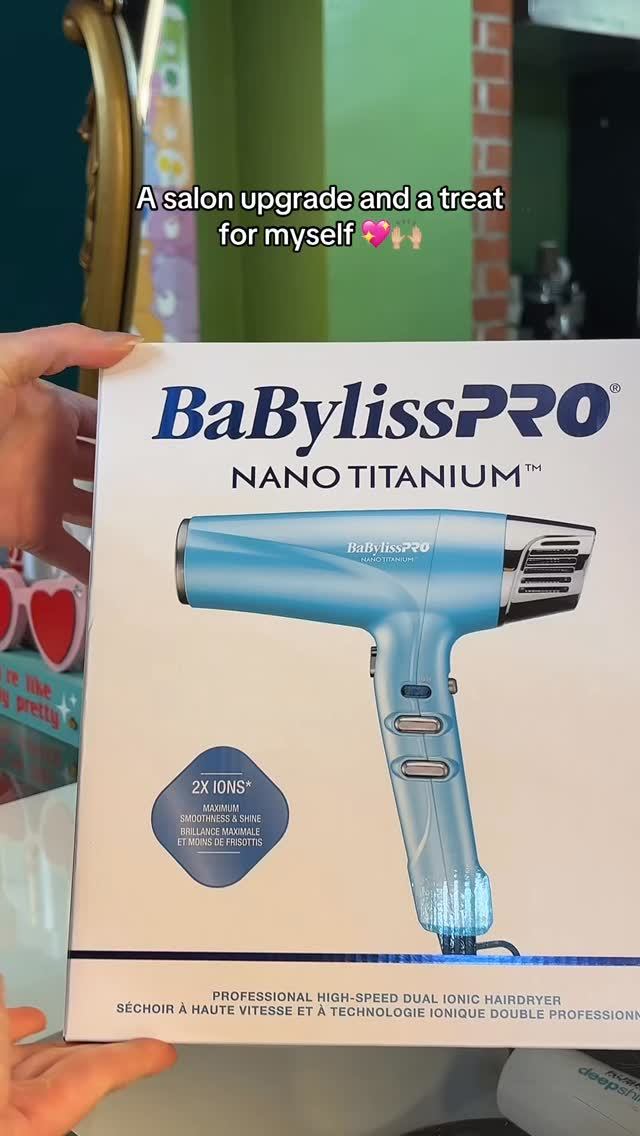 Hard work pays off — new blowdryer, new level of styling! 🩵🧜♀️✨🤌🏼 Can’t wait to use this beauty on my clients!
#hair #haircare #hairstylist #blowdryer #babyliss