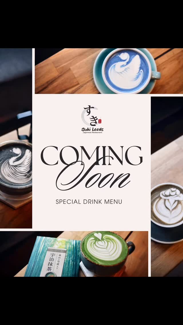 🍵✨ Suki Leeds’ Secret Drink Menu Drops Soon! ✨🍹
Japanese-inspired magic in every sip. Warm, cool, bold, dreamy – all Leeds-exclusive.
Ready to taste the hype? 😋
📍 Suki Leeds Japanese Restaurant
🕒 Launching soon – Stay tuned!
#SukiLeeds #SpecialDrinks #LeedsEats #ComingSoon