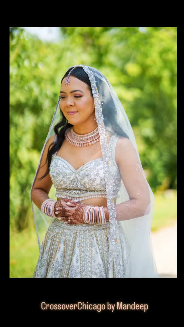 Custom designed these beautiful outfits for not only our couple but for the bridal party as well. Thanks @ivoooooooo ❤️❤️
Outfits:@crossoverchicago
Jewelry:@crossoverchicago
Makeup:@thefacepro
Planner:@@vrinspirations
To design your bridal or partywear outfit
EMAIL:MANDEEP@CROSSOVERCHICAGO.COM
#crossoverchicago #weddings #fashion #indianbride #whitelehnga #indianbridal