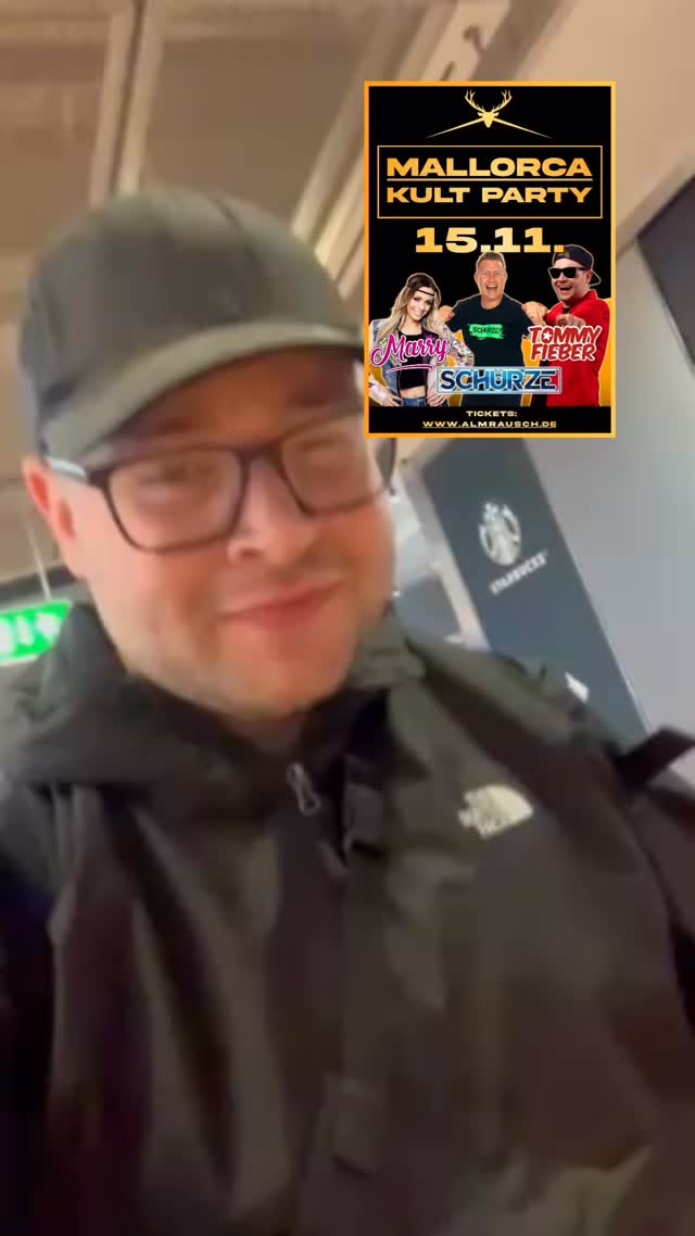 15.11. – 21:00 Uhr 🏝️🎉
🌟 Erlebe Tommy Fieber, Marry und DJ Schürze LIVE und hautnah im Almrausch Reutlingen!
🔰 Tickets unter www.almrausch.de
#reutlingen #almrausch_rt #mallorca #MallorcaKultParty #TommyFieber #Schürze #Marry