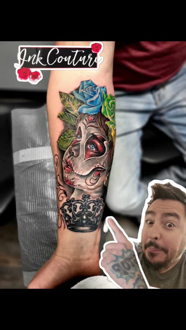 Easily one of my favorite tattoos. I don't get enough of these and I want so much more. Guys don't fuck around let's do this.
.
.
.
#mttattoos #inkcouturetattoos #tattoo #latina #dadlife #dadink #dayofthedead #mexico #mexican
