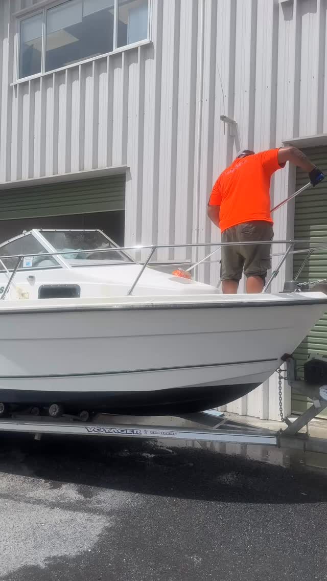 Prepping a fisherman