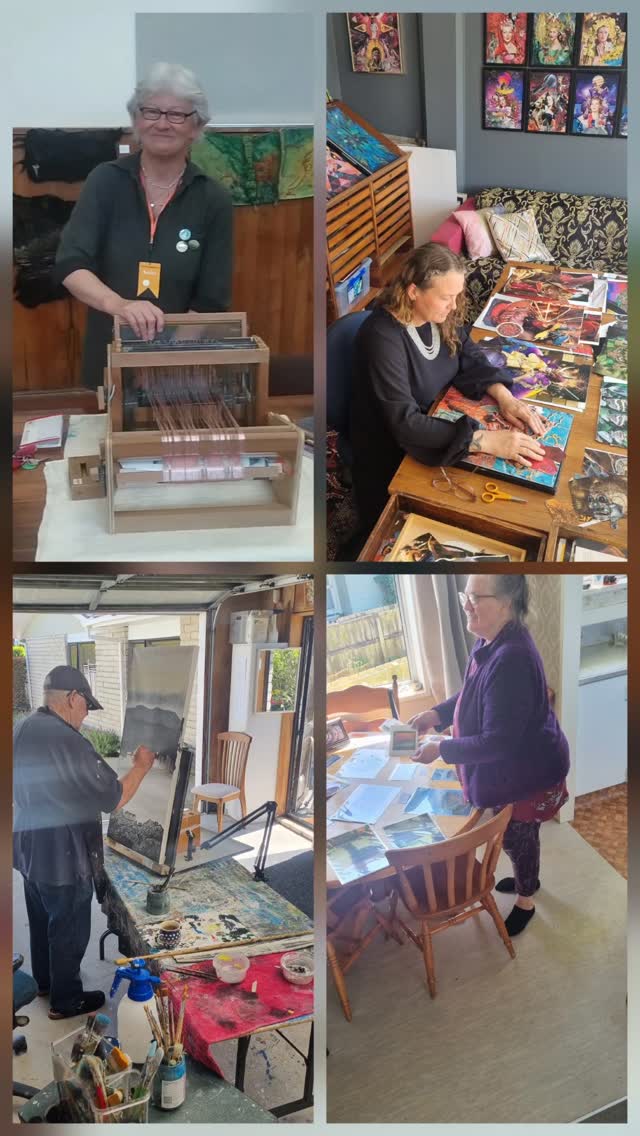 Three days of open studios to go.
We've had the opportunity to catch up with a good few artists on the @taranakiartstrail, and they are buzzing.
A bit part of the arts trail is meeting people, talking about art, and sharing a passion for creativity.
With seasoned trail artists and those newer to the scene, it's a great opportunity to discover or reconnect with some of Taranaki's amazing talent.
#taranakiartstrail #artist #art #taranaki #taranakilikenoother #supportlocalartists