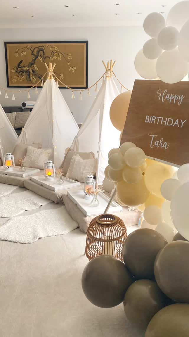 A boho sleepover for Tara
🤎🤎🤎
With the addition of a cinema, chocolate fountain and sweets, sure it was a night to remember.
.
.
.
#boho #bohoparty #bohosleepover #bohemiannights #bohoevent #bohoglampover #bohoglam #bohodecor #bohostyle #bohochic #bohohome #bohovibes #boholiving #bohosleepoverparty #bohosleepovers #sleepovers #sleepoverparty #teepeeparty #sleepoverideas #kidspartyideas #eventplanner #kidssleepover #surreyeventplanner #sleepovertents #sleepoverpartytents #teepeehire #sleepoverpartyhire #sleepoverteepee #sleepoversurrey