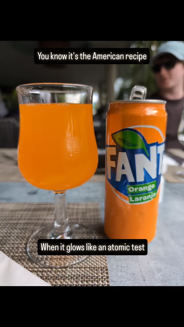 I've not seen fizzy drinks like this in the UK since at least the 80's!!
Enough sugar to make your eyes spin. Got to love a holiday diet 😜😁
#fizzydrinks #fanta #holycrap
