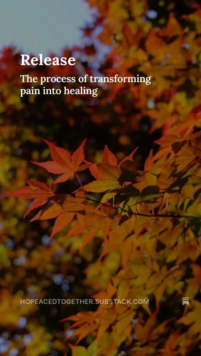 "The autumn leaves whisper in the crisp air, “Enough already. It is time to release the pain and suffering.” Carrying the burdens of past hardships or self-limiting beliefs acts as a heavy weight, preventing us from reaching our true potential."
#mentalhealth #release #autumn
