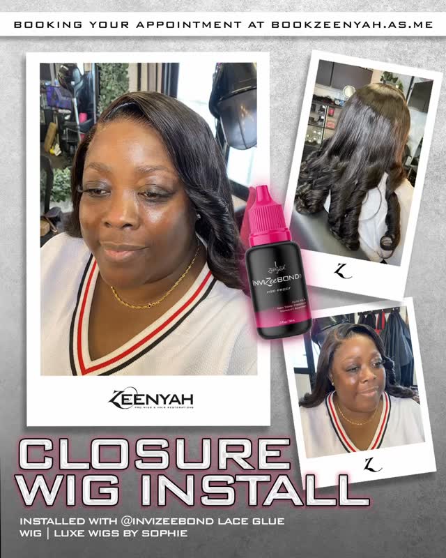 We Install beautiful Ready Made Wigs like this from @luxehair_bysophie 😍😍 don’t be afraid to bring your wigs for us to customise and slay 💕
Installed with @invizeebond products 🥰
You can book your November appointments on Bookzeenyah.as.me
#zeenyah #wiginstall #virginhair #closurewigs #ukwigmaker #londonhairstylist #lacewig #laceglue #londonwigmaker #closurewiginstall