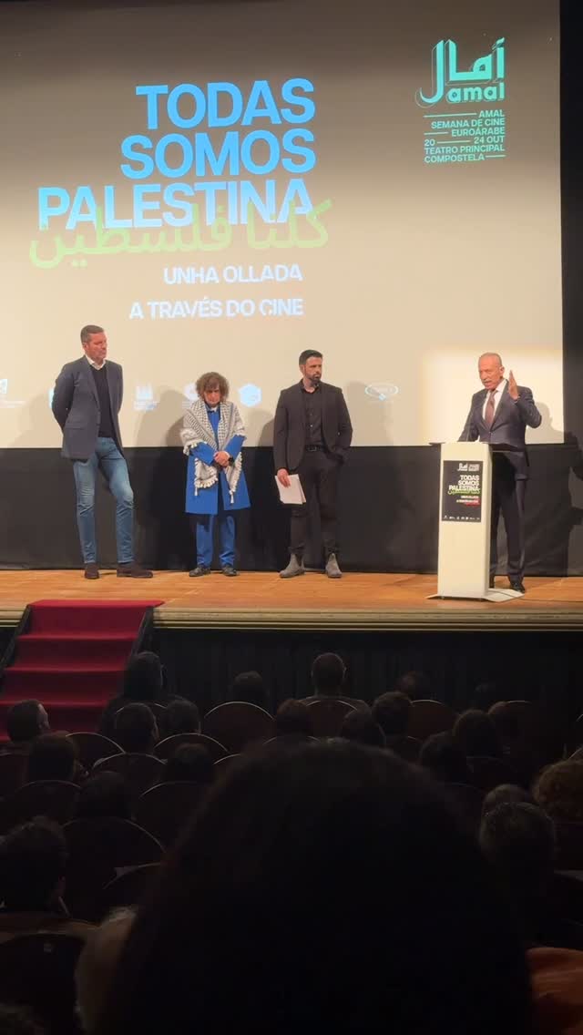 Lembramos palabras certeras do embaixador palestino na apertura de Amal!