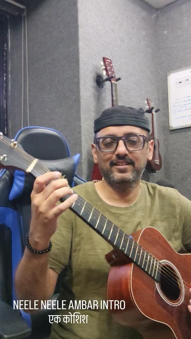 एक कोशिश To play a small part of the Amazing NEELE NEELE AMBAR PE Intro #neeleneeleambarpar