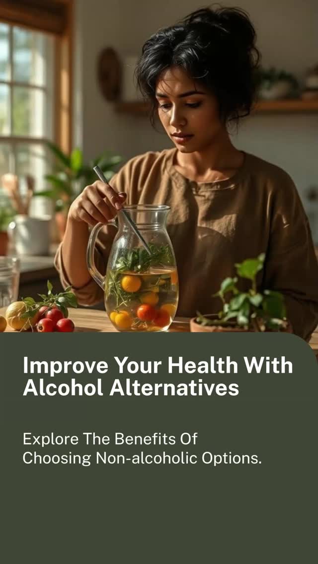 Explore alcohol alternatives for better health! 🌱✨ Experience enhanced well-being and vitality today! 🍹💪