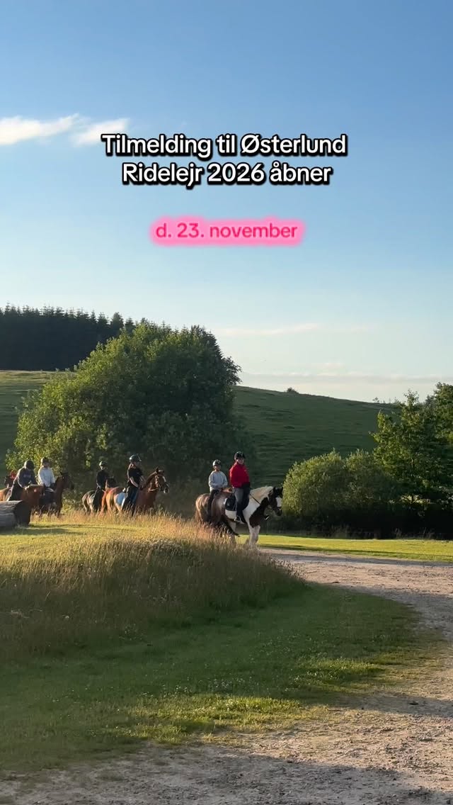 Vi ses til sommer!🥳🩷 #østerlundridelejr #danmarkssjovesteridelejr