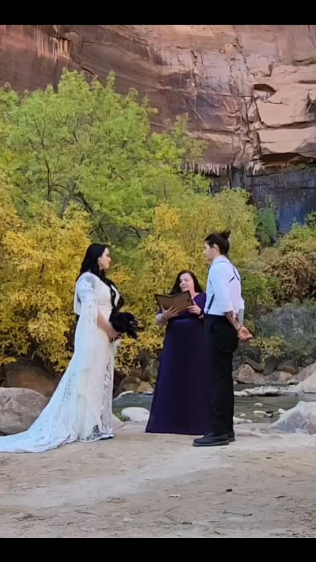 Zion National Park has this way of holding you — reminding us that love is ancient, natural, and meant to be witnessed.
Watching these two promise forever to one another felt like watching the earth sing.
This is the kind of love that keeps you warm.
#weddingceremony #zionnationalpark #elopement #lovestories