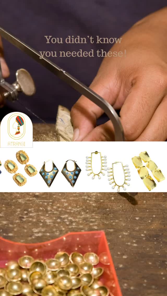 Elevate your ear game with effortless elegance.
Each pair, tells a little story of its own.
Which one’s calling your name?
#AtrangiByKritika #LuxuryJewellery #SustainableLuxury #HandcraftedEarrings #StatementStyle #MinimalChic #JewelleryThatSpeaks #AtrangiStyle #EverydayGlam #IndianJewelleryBrand #AtrangiEffect #EarringGoals #smallbusinessindia #odisha #bhubaneswar #india #madeinindia #smallbusinessindia