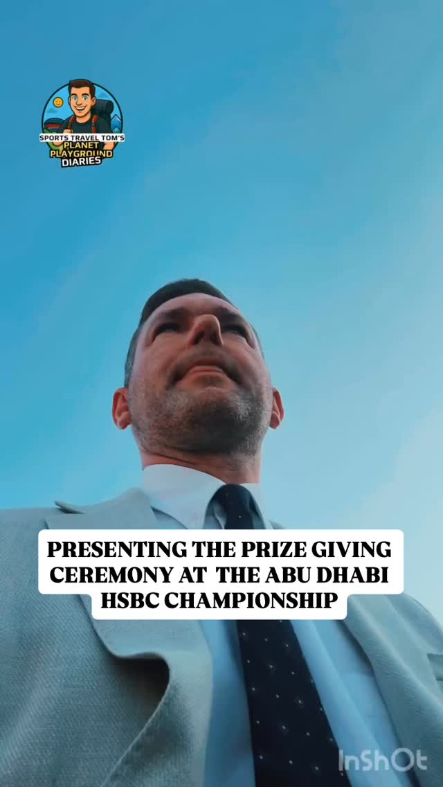Come with me as I present the prize giving ceremony at the Abu Dhabi HSBC Championship.
Congrats Aaron Rai ⛳️🏆