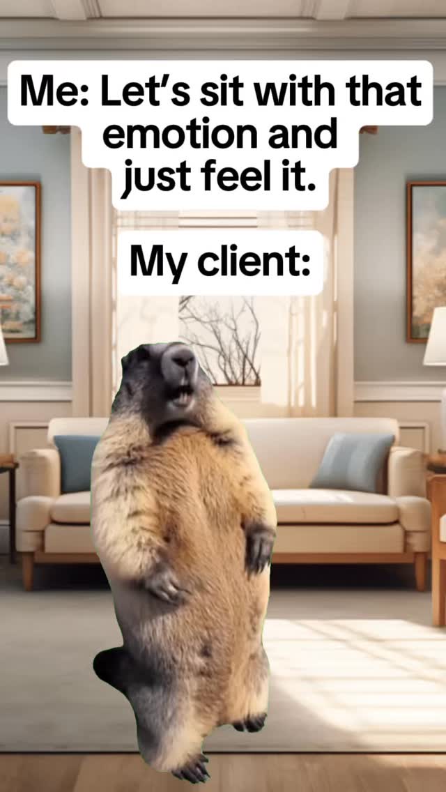 Listen, healing isn’t all candles, cacao, and calm breathwork playlists. Sometimes it’s you, ugly crying on your bathroom floor, trying to “feel your feelings” without throwing hands at the Universe.
But that’s where the real work happens - when you stop running from the discomfort and start actually sitting in it. That’s the space where emotional regulation, nervous system healing, and self-trust start to build roots.
Feeling your emotions doesn’t mean drowning in them - it means acknowledging what’s there, without shame, and teaching your body that it’s safe to feel.
So next time you catch yourself metaphorically screaming like this groundhog, remember: it’s not regression, it’s recalibration. You’re not falling apart - you’re integrating.
This is how emotional maturity looks in real life - messy, loud, but radically honest. 💫
Love, light & sass,
Coach Vess 🫶🏽
#innerwork #selfawarenessjourney #emotionalintelligence #ʜᴇᴀʟɪɴɢᴊᴏᴜʀɴᴇʏ #mindsetcoach #shadowwork #spiritualhumor #lifecoachlondon
