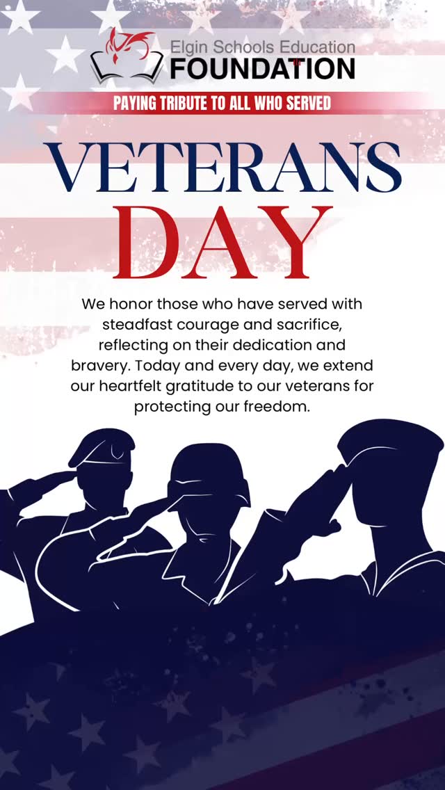 We at ESEF would like to take a moment to honor our veteran community today, THANK YOU for your service! 🇺🇸