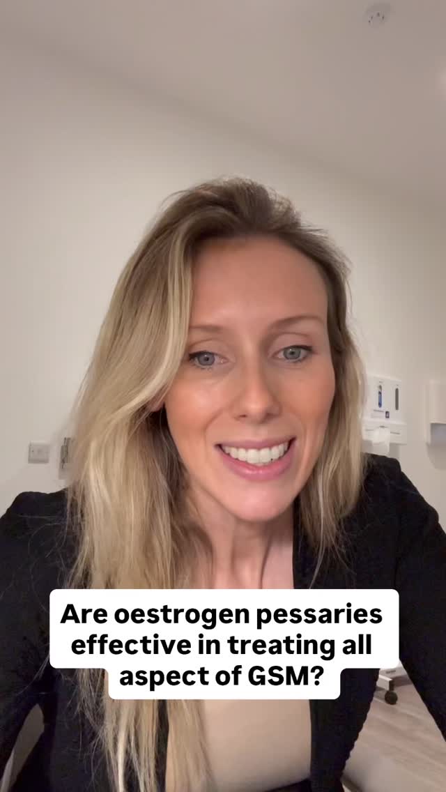 Genitourinary syndrome can be extremely debilitating for some women and the effects often progress with time if not treated adequately. So often I have women presenting who have been on vaginal oestrogen pessaries for years, whilst their symptoms have been almost exclusively on the vulva and around the entrance to the vagina. They’ve sometimes progressed to having extremely fragile tissues prone to tearing on friction which understandably causes a lot of distress.
The further I have progressed with my career in medicine, the more I have come to appreciate the importance of nuance and detail in diagnosing and treating patients. One problem is not the same for everyone and one solution is not THE solution.
#gsm #genitourinarysyndromeofmenopause #menopause #perimenopause #bmsspecialist