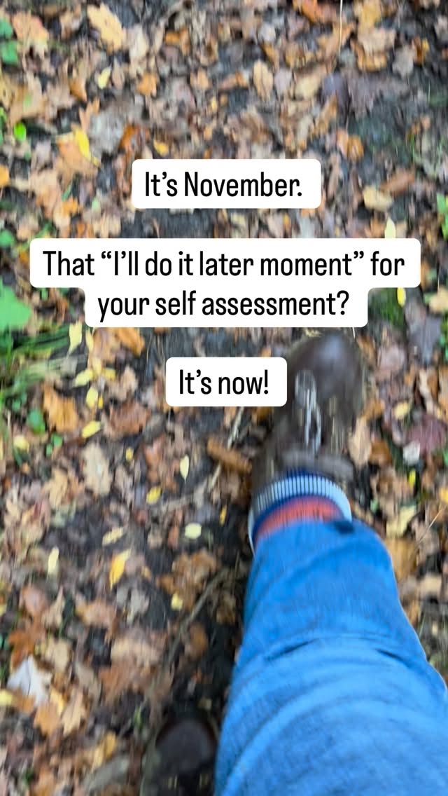 If you need to submit a tax return, this is your nudge to start now. It’s not just for peace of mind, but to give yourself:
✅ Time to find all the info you need
✅ Space to ask questions if anything’s unclear
✅ A clear picture of how much tax you owe
Doing it now means you can actually enjoy December without the HMRC deadline hanging over your head in January.
If you’re not sure where to start or if you’ve been avoiding it, you’re not alone. I’ll be sharing helpful tips here over the next few weeks to make it easier.
Have you started your self assessment yet?
#BookkeepingTips
#Surreybookkeeper
#bookkeeperinsurrey
#selfassessmenttaxreturn
#selfassessment
#SmallBusinessSupport
#FinanceTips