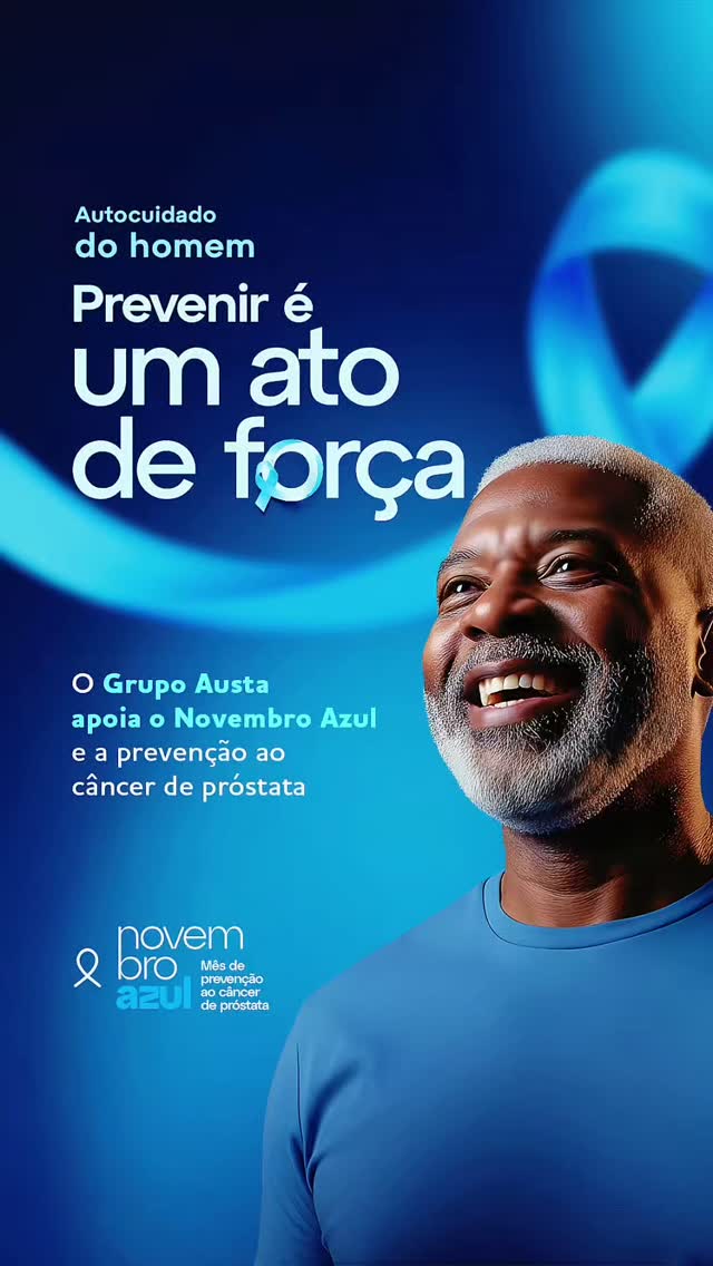 💙 Novembro Azul – Amaro Saúde & Austa Clínicas 💙
Neste mês dedicado à saúde do homem, a Amaro Saúde, em parceria com a Austa Clínicas, reforça a importância do autocuidado, da informação e da prevenção.
Falar sobre saúde é um ato de amor — e prevenir é um gesto de força! 💪
👉 Mantenha seus exames em dia, incentive quem você ama e lembre-se: cuidar de si é o primeiro passo para viver bem.
#NovembroAzul #AmaroSaúde #AustaClínicas #SaúdeDoHomem #PrevençãoÉForça #cuidaréamor