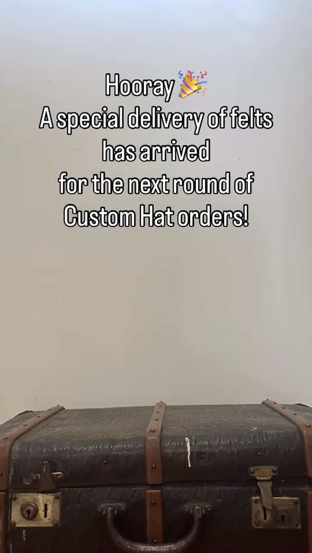 The delivery I have been waiting for, a restock of fur felt for custom order. I can’t wait to get creating ☺️
#fortinhats #customhat #bespokehats #milliner #hatsmadeinaustralia #handmadehat #furfelthat