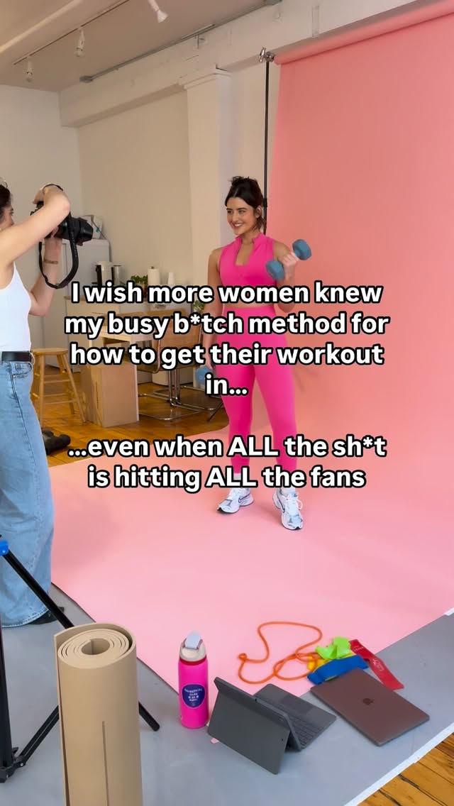The most important step before you do anything? Becoming ok with showing up imperfectly and not being able to check every box. I know.
I KNOW.
But I’ve spent 10 years working out consistently and close 5 years helping busy women do the same. Here’s how I get it done.
1. I set a timer for 45 minutes. Or however long I have. When it goes off, whatever I got done is DONE.
2. I follow a workout program that repeats and progresses weekly so I can get stronger and also not be reinventing the wheel every time I go to the gym. If you need one, I have one for free on my profile!
3. Turn any exercise where I have to repeat on both sides into a bilateral (aka 2 sided) movement. Example: lunges become a squat.
4. Start shaving down sets. My clients have the same cool down stretch sequence everyday and I tell them that’s the first thing that can go. Or I do 2 sets of everything instead of 3.
It IS possible to hit that 3-4x week workout goal. It doesn’t have to be perfect, it just has to be.
And I’ve got so many ways to help you get there in 2026.
#nycpersonaltrainer #sfpersonaltrainer #onlinefitnesscoach #strengthtrainingforwomen #fitwithajp