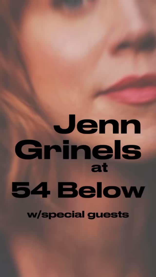 Jenn Grinels makes her debut at 54 Below- NYC’s iconic cabaret venue -November 18 at 9:30 PM!
Featuring songs from her upcoming album and three new musicals, plus powerhouse special guests Anne Fraser Thomas, Ari Notartomaso, Jade McLeod, and Beverly Anderson.
🎟️ In person & livestream tickets at 54Below.com
@annefraserthomas52 @jademcleod @arinotartomaso @beverlyanderson.official @54below @annkleinmusic @everetalmondofficial @ashewitt
#54Below #BroadwaysLivingRoom #JennGrinels #LiveInNYC #NYCConcert #NYCLivestream
#SingerSongwriter #NewMusicalTheatre #MusicalTheatreComposer #OriginalMusic
#FolkRock #WomenInMusic #BroadwayCommunity #PowerhouseVoices #BigDebut
#LivePerformance #ConcertReel #SupportLiveMusic