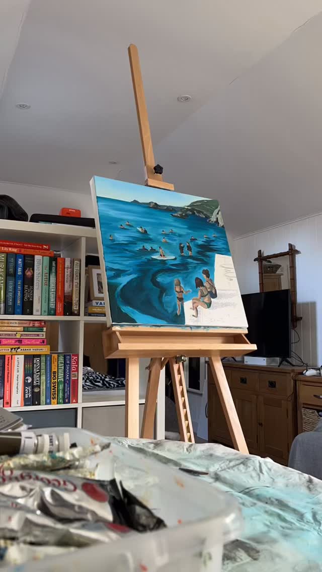 A good painting session yesterday 🎨
#art #artist #artwork #paint #painting #painter #oilpaint #oilpainter #oilpainting #seascape #seascapepainting #summer #cornwall #sea #ocean #canvaspainting #cornishart #cornishartist #fyp #foryourpage