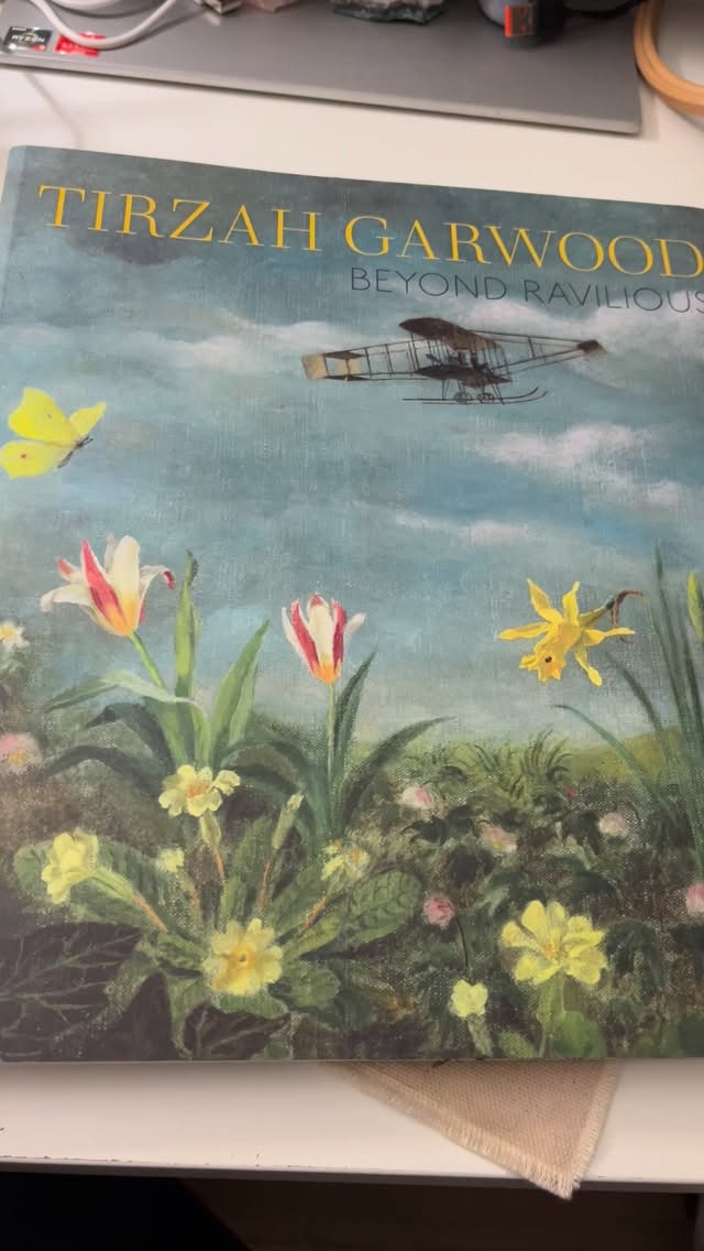 A messy desk video .... What an amazing programme on Sky Arts about the war artist, and artist, Eric Ravilious. To be honest, I didn't catch the first part, but I saw most of it, and then felt compelled to revisit this book from my bookshelf. Much recommended 5*
Published by Dulwich Picture Gallery, it's a gem, and a must for a Christmas list.
#tirzahgarwood #riotwomen #feministart #ericravilious #warart