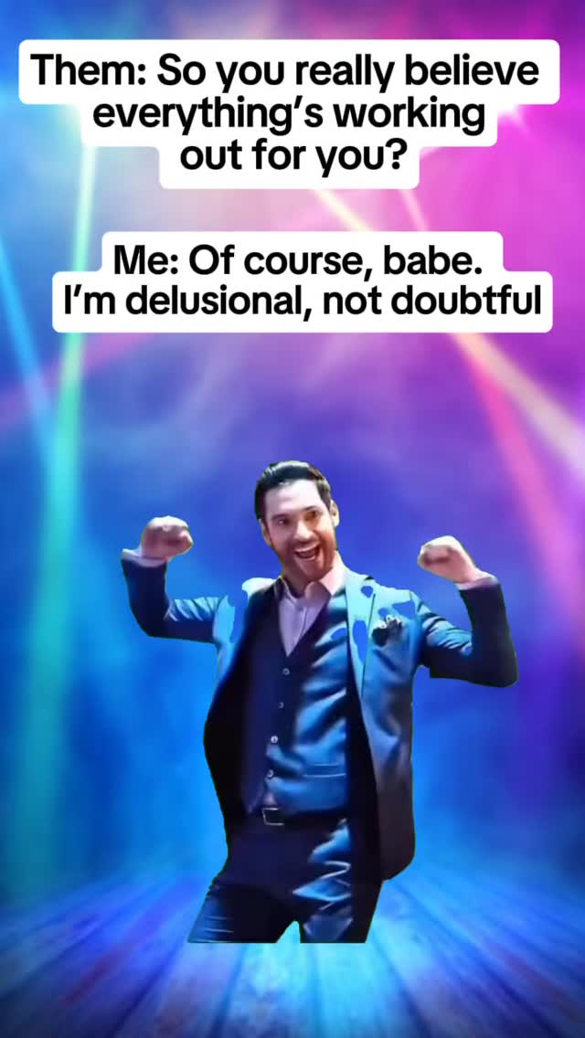Some call it delusion, I call it energetic precision.
Because honestly? Being “realistic” never built empires, healed hearts, or made miracles happen.
There’s something magnetic about a person who moves like it’s already theirs. Who walks into every room with main-character conviction and Lucifer-level swagger. 😈
People will call it crazy - but that’s only because they don’t understand what unwavering self-trust looks like.
So go ahead, be the “delulu” one.
Dance.
Manifest.
Flirt with the Universe.
The vibe is faith with a side of chaos.
And trust me - nothing’s more dangerous than someone who stopped doubting and started deciding.
Love, light & sass,
Coach Vess 🫶🏽
#deluluisdivine #maincharacterenergy #selfbeliefera #coachvibes #lifecoachlondon #manifestlikeabaddie #confidencecoach