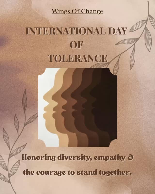 International Day of Tolerance Today reminds us that tolerance isn’t just about coexistence — it’s about choosing compassion, understanding, and respect in a world where many communities continue to face discrimination and cultural targeting.
In the current U.S. political climate, Hispanic/Latinx individuals and other racialized groups continue to experience hate incidents, racial profiling, and harmful rhetoric that impacts emotional safety and wellbeing. These realities affect families, mental health, and our collective sense of belonging.
At Wings of Change Therapy, we honor every client’s cultural identity and lived experience. Our therapists are committed to providing a safe, affirming, and culturally informed space for anyone navigating stress, discrimination, identity challenges, or community-based trauma. Tolerance creates connection. Connection creates healing.
If you or a loved one needs support, we’re here for you.
📞 (760) 587-3075
🌐 dakota@wingsofchangetherapy.com
#internationaldayoftolerance #culturalhumility #mentalhealthmatters #diversityandinclusion #traumainformedcare #WingsOfChangeTherapy #fyp