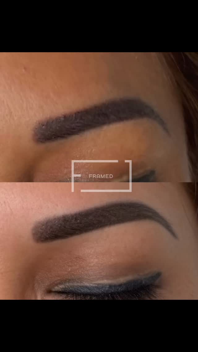 Purple brows be gone! My client came in saying she wanted brown brows. A simple color correction saves the day!
Powder brow cover up, color correction, brows in San Mateo, permanent cosmetics San Mateo