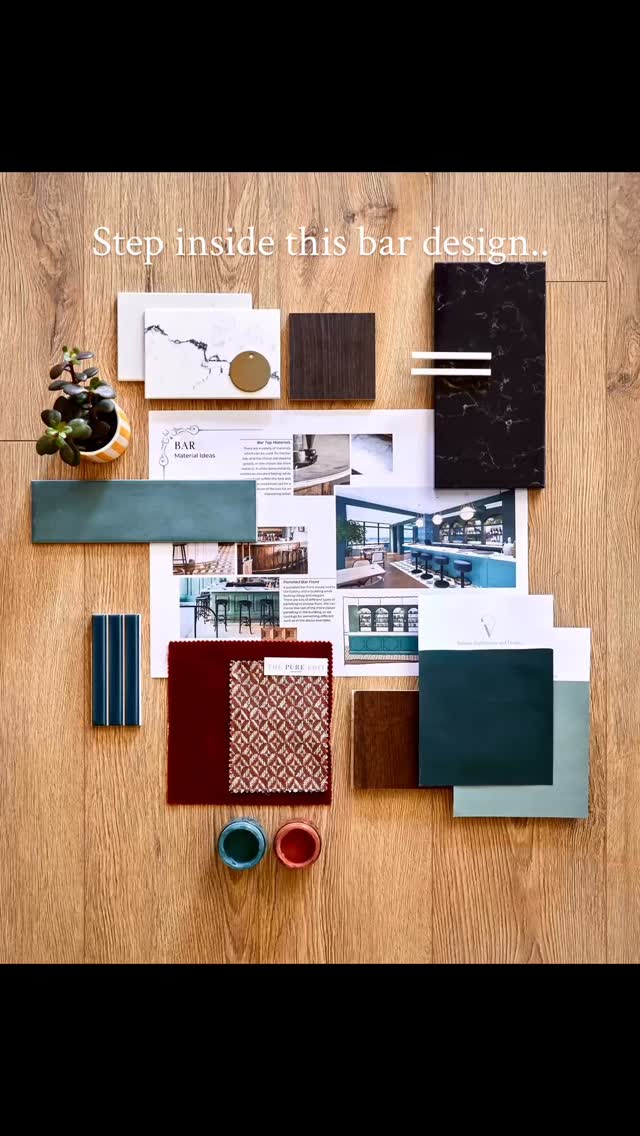 Hospitality Design ✨ We’ve worked on a range of hospitality projects, each one designed to reflect our client’s brand, persoanlity and ethos. 🫶🏻
Our proposals includes full design, spec and even 3D visuals like these to help clients step inside their concept before it’s built. Alongside CAD floor plans, they also show how the space flows for staff and guests, and how many covers can be accommodated.
Our material palettes then bring everything to life - the tactile layers that give a space its warmth and character. It’s where the creative vision starts to feel real.
Whether it’s a relaxed bar or a destination restaurant, our goal is always to design spaces that feel as good as they look ✨
#hospitality #bardesign #interiordesignstudio #hospitalitydesign