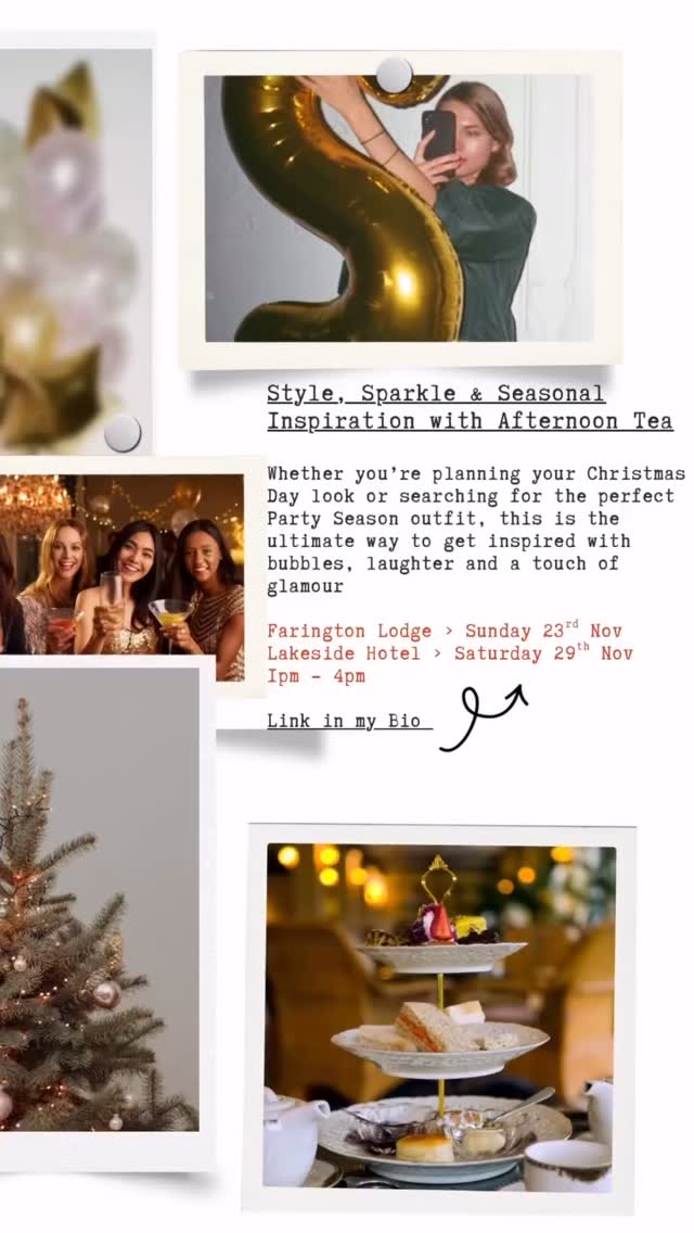 Gather your girlfriends and join me for an afternoon of festive fashion, fizz and lots and lots of fun!
What could be nicer than taking time out for yourself before the madness of Christmas shopping, packing and wrapping begins.
I’ll be talking all things party season and what you should be wearing on the big day. When the party invites start rolling in…. You don’t want to be staring at your wardrobe thinking 🤔 What on earth am I going to wear?
This season put yourself first. I’ll show you how to plan your outfits in advance, shine from the inside out and look effortlessly confident in every way 💫
#partyseasonstyle #styleconfidence #festivefashion #theeffortlessedit #christmasmagic