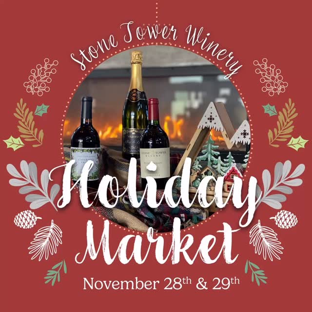 Friday 11am-6pm
Saturday 11am-5pm
At the Sparkling House, Gate 3
This #BlackFriday and #smallbusinesssaturday
Support and shop #smallbusiness owners @stonetowerwinery
