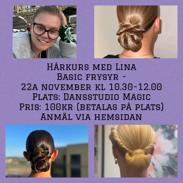 Anmäl här https://www.dansstudiomagic.se/traeninghelger