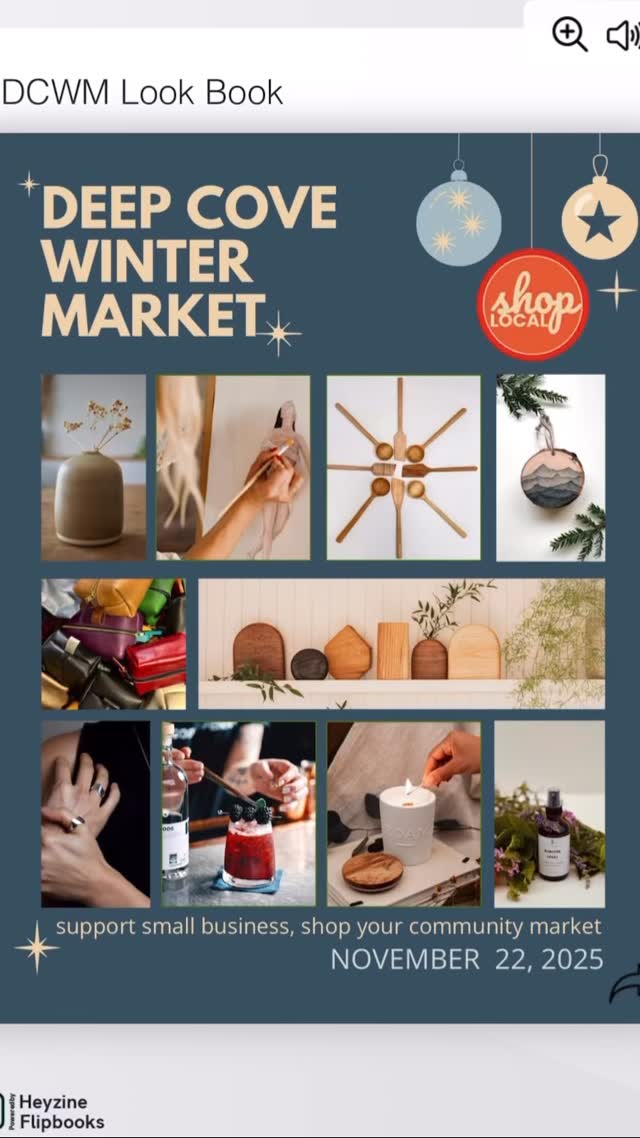 This is the LOOK BOOK 👀 for DCWM.
Do you want all the things!! I DO!! Make sure you come check out all the artisans at the market Nov 22.
#deepcovewintermarket #shoplocal #shoptheshore #artisans #madeinnorthvancouver
