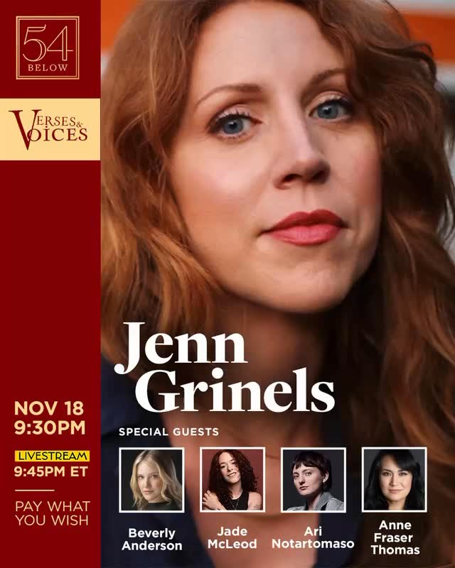 Patti LuPone, Billy Porter, Matthew Broderick, SJP… a few of the legends who’ve lit up the stage at 54 Below. And now, it’s Jenn Grinels’ turn! Catch her debut show, with powerhouse special guests and a killer band, on Tuesday, Nov 18 at 9:30pm. Livestream tickets also available! Www.54below.com
#54below #broadwayslivingroom #jenngrinels #livemusicnyc #nycevents #nycnightlife #musicaltheatre #nycarts #livestreamevent