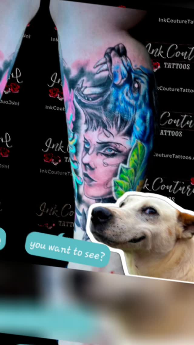 did you want to see? lol!
.
.
.
#mttattoos #inkcouturetattoos #momlife #tattooedmom #k9 #blue #womanpower #lol #dog #wolf #color #momlife