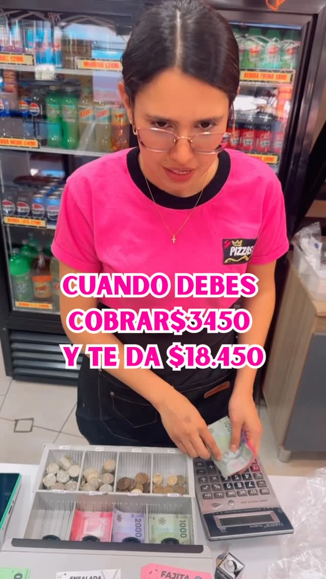 Cuando matemática no es lo de uno !!!!! 😂😂😂
Cuando me dan dinero extra para que les regrese un monto exacto !!! Jajaja
#usach #estacioncentral #estacioncentralpizzas #pizzasxl #udesantiago #pizzaxl🍕 #matematicas #santiago #universidaddesantiago #pizzashumor #humorpizzas