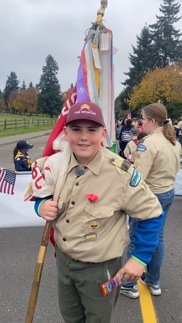 Proud to honor our heroes! Scouts of Pack 310 marched in todayβs Veterans Day Parade at Officers Row. Thank you to all those who have served and sacrificed for our freedom.
πΊπΈ β€οΈπ€π #VeteransDay #Pack310 #ThankYouVeterans