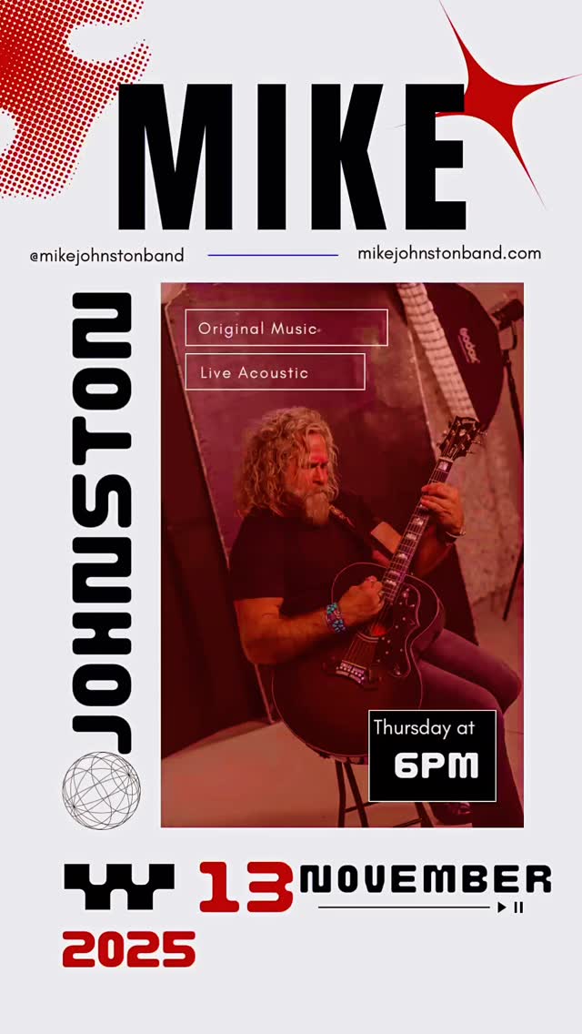 Hello music friends! I will be @boisebrewing this Thursday from 6 to 9 PM! I will be playing some American Rock originals and a few fun covers. Stop by for some awesome tunes and beers! #originalmusic #americanrock #mikejohnstonband #boisemusicscene